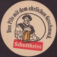 Beer coaster berliner-schultheiss-84