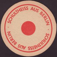 Beer coaster berliner-schultheiss-88-oboje-small