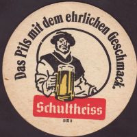 Beer coaster berliner-schultheiss-89