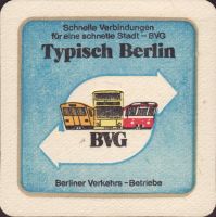 Beer coaster berliner-schultheiss-93-zadek