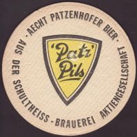 Beer coaster berliner-schultheiss-96
