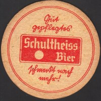 Beer coaster berliner-schultheiss-99