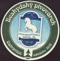 Beer coaster beskydsky-pivovarek-101-zadek