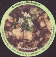 Beer coaster beskydsky-pivovarek-170-zadek