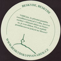 Beer coaster beskydsky-pivovarek-19-zadek