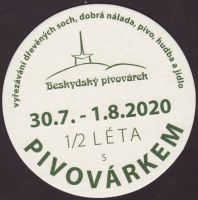 Beer coaster beskydsky-pivovarek-203-zadek-small