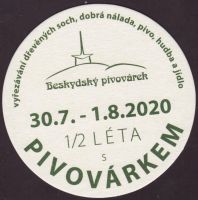 Pivní tácek beskydsky-pivovarek-203-zadek