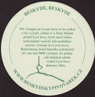 Beer coaster beskydsky-pivovarek-21-zadek