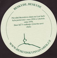 Beer coaster beskydsky-pivovarek-24-zadek