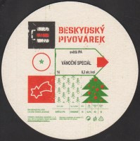 Beer coaster beskydsky-pivovarek-282-zadek-small