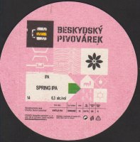 Beer coaster beskydsky-pivovarek-284-zadek-small