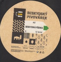 Beer coaster beskydsky-pivovarek-285-zadek