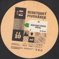 Beer coaster beskydsky-pivovarek-287-zadek-small