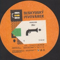 Beer coaster beskydsky-pivovarek-288-zadek