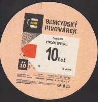 Beer coaster beskydsky-pivovarek-289-zadek-small