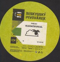 Beer coaster beskydsky-pivovarek-290-zadek