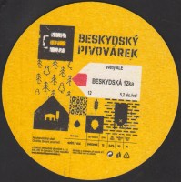 Beer coaster beskydsky-pivovarek-294-zadek-small