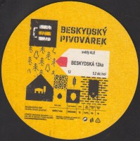 Pivní tácek beskydsky-pivovarek-294-zadek