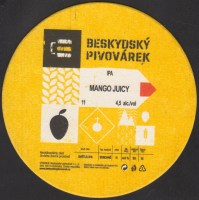 Beer coaster beskydsky-pivovarek-295-zadek-small