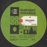 Beer coaster beskydsky-pivovarek-297-zadek-small