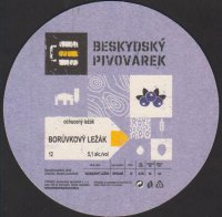 Beer coaster beskydsky-pivovarek-298-zadek
