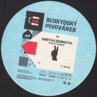 Beer coaster beskydsky-pivovarek-331-zadek-small