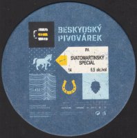 Beer coaster beskydsky-pivovarek-336-zadek-small