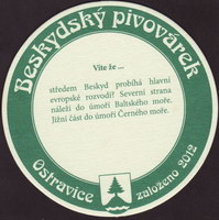 Beer coaster beskydsky-pivovarek-37-zadek