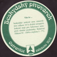 Beer coaster beskydsky-pivovarek-38-zadek