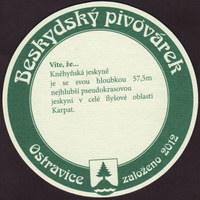 Beer coaster beskydsky-pivovarek-39-zadek-small