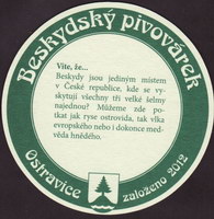 Beer coaster beskydsky-pivovarek-40-zadek