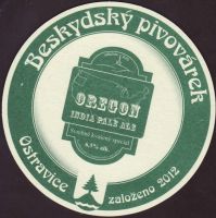 Beer coaster beskydsky-pivovarek-50-zadek-small