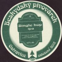 Beer coaster beskydsky-pivovarek-53-zadek-small