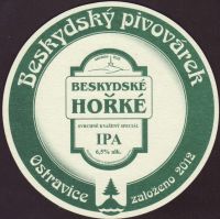 Beer coaster beskydsky-pivovarek-60-zadek