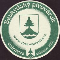 Beer coaster beskydsky-pivovarek-67-zadek