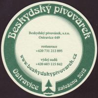 Beer coaster beskydsky-pivovarek-70-zadek