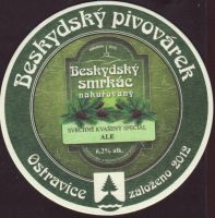 Beer coaster beskydsky-pivovarek-75-zadek-small