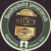Beer coaster beskydsky-pivovarek-85-zadek-small