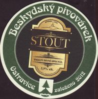 Beer coaster beskydsky-pivovarek-85-zadek