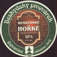 Beer coaster beskydsky-pivovarek-87-zadek-small