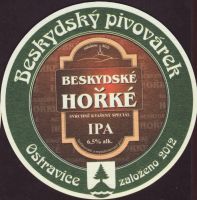 Beer coaster beskydsky-pivovarek-87-zadek