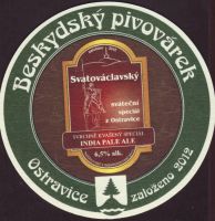 Beer coaster beskydsky-pivovarek-91-zadek-small