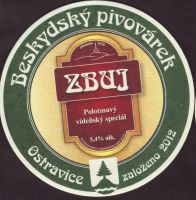 Beer coaster beskydsky-pivovarek-93-zadek