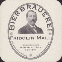 Beer coaster bierbrauerei-fridolin-mall-1