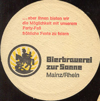 Beer coaster bierbrauerei-zur-sonne-1-zadek