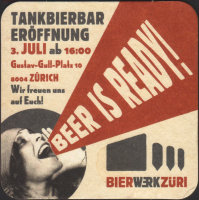 Beer coaster bierwerk-zurich-1