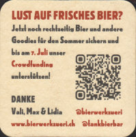 Beer coaster bierwerk-zurich-1-zadek