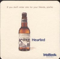 Beer coaster big-rock-1