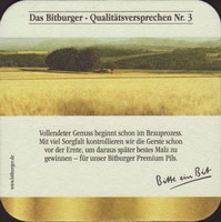 Beer coaster bitburger-108-zadek