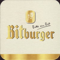 Beer coaster bitburger-114-oboje